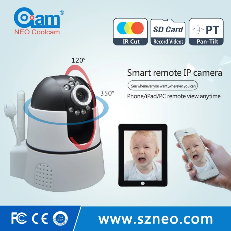 NEO Coolcam NIP-22FX-01 Temperature @ Humidity 720P wifi ip camera Wireless P2P CCTV HD IP Camera and Baby monitorFree APP.