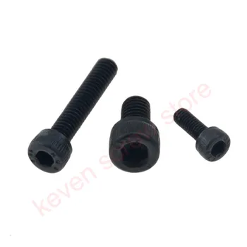 

100pcs M3x14 mm M3*14 mm flat head countersunk head black grade 8.8 Carbon Steel Hex Socket Head Cap Screw