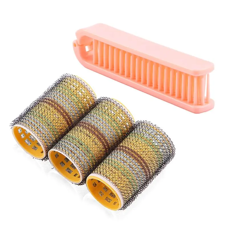 

DIY Bangs Curlers Professional Hairdressing Tool Portable Straight Hair Comb And Air Bangs Hair Roller DIY Curler Fluffy Clamps