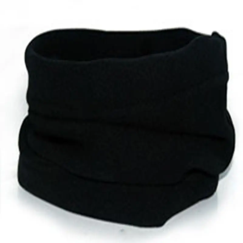 1 шт Уникальный привлекательный и прекрасный флис шеи мужчин и женщин все соответствующие шарф-лента - Цвет: Black