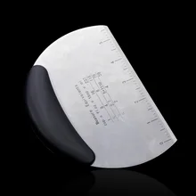 1 шт. кухонная Кондитерская выпечка инструмент из нержавеющей стали скребок для теста торт пицца нарезка выпечки сепаратор для хлеба весы нож