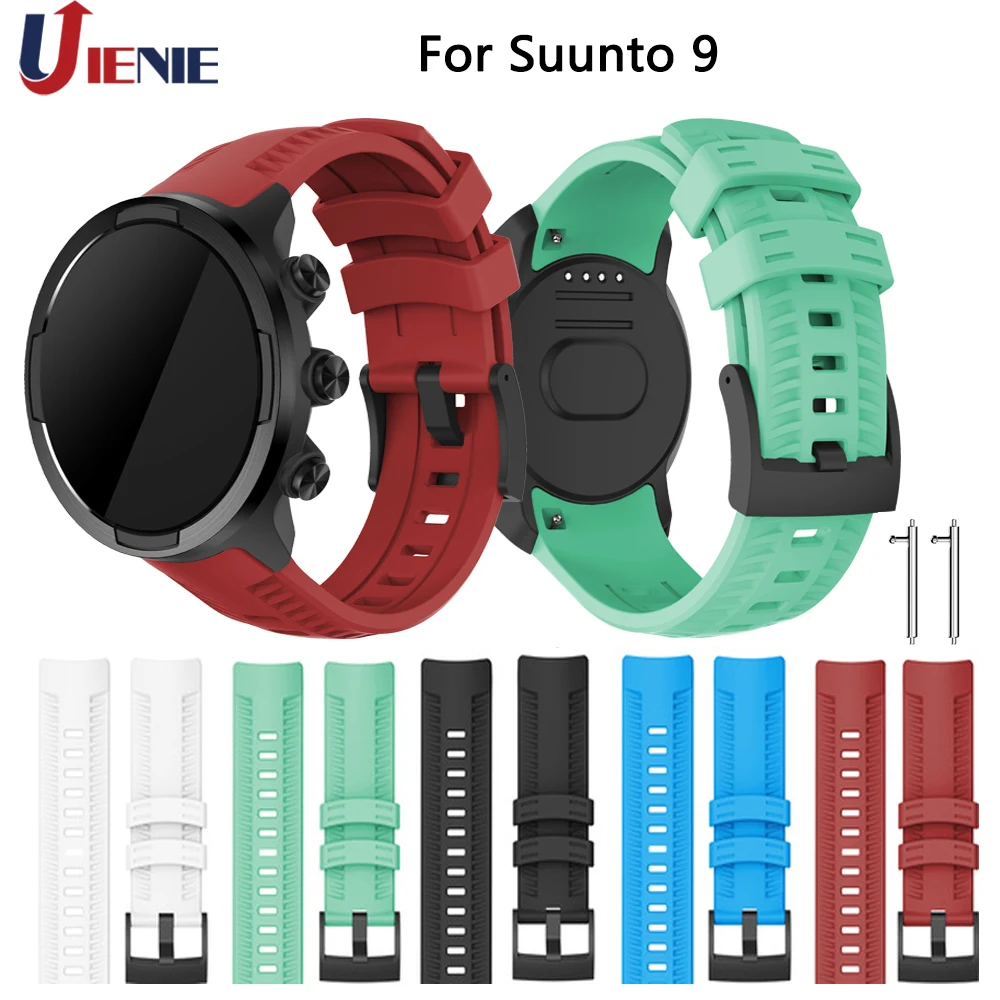Ремешок для наручных часов Suunto 9 Смарт-часы спортивный ремешок силиконовый