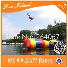 6x2 м самая популярная надувная водная катапульта надувной блок прыжки водный Пузырь для прыжков на продажу водяная подушка