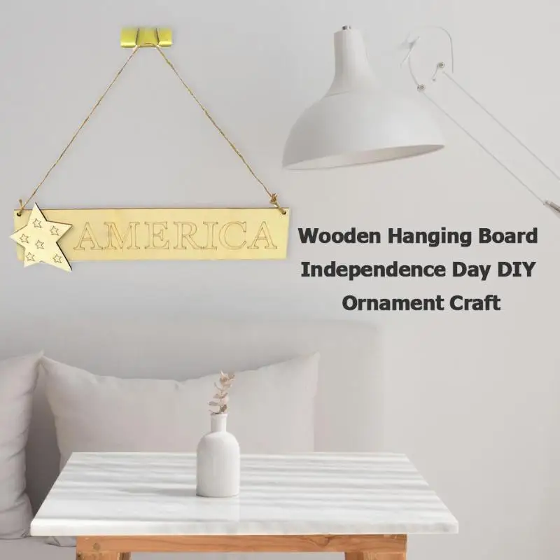 De Madera Colgante De Pared Decoracion Del Dia De La Independencia