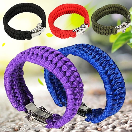 Новое поступление прочный регулируемый браслет для выживания из нержавеющей стали