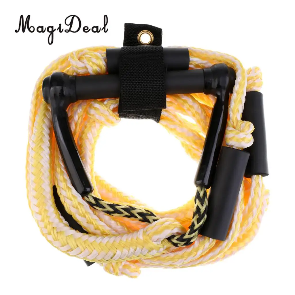 Magaideal 24 футовый трос для катания на лыжах с ручкой Вейкборда и колена|ski rope|water ski