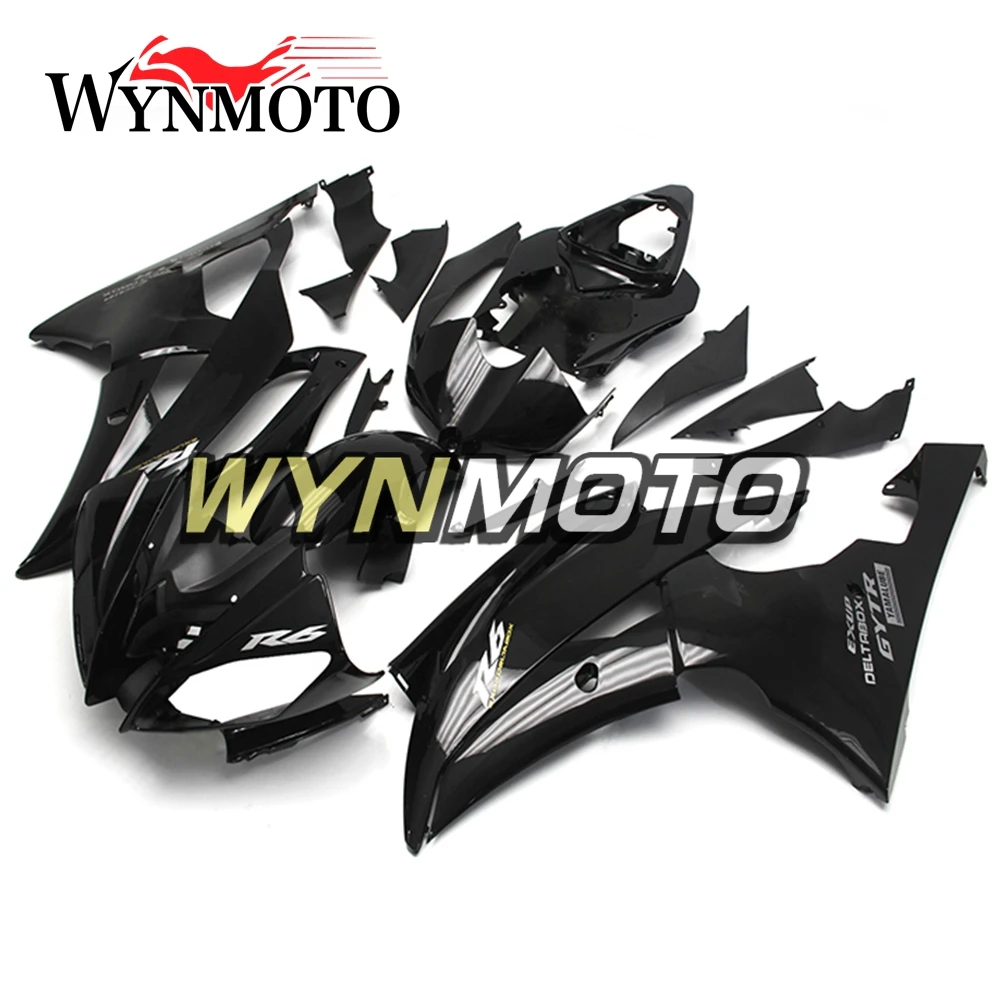 

Complete Fairings Kit For Yamaha R6 2008-2016 08-16 Year Injection ABS Plastics Bodywork Motorbike Black Hulls Fitting Cowlings