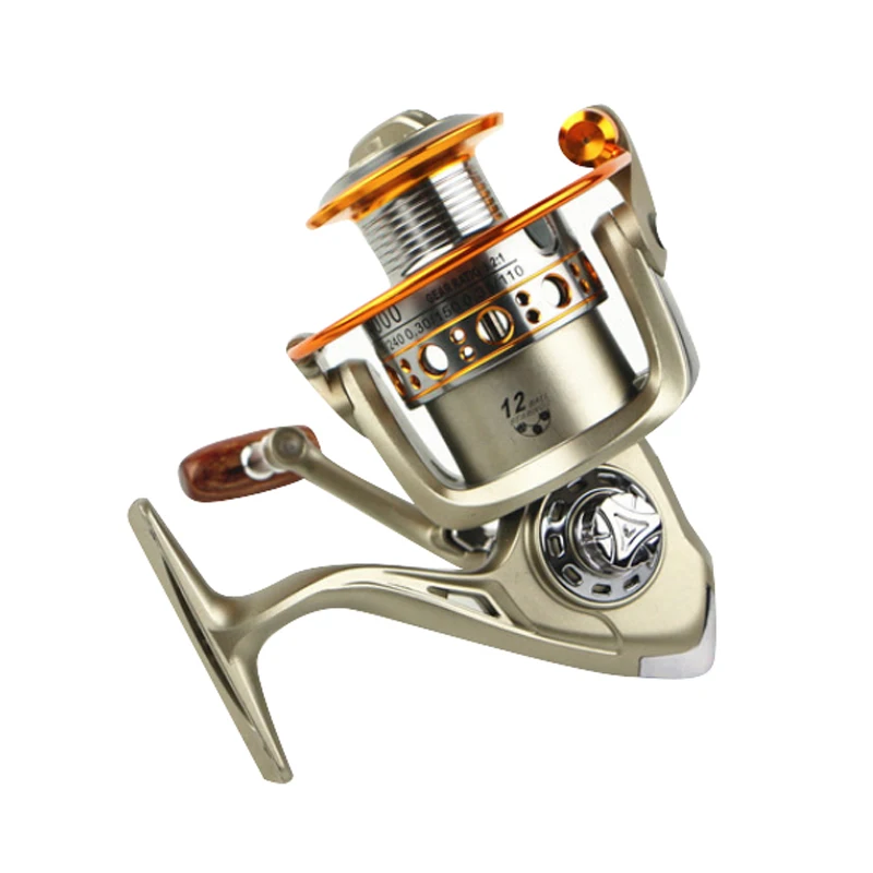 2000-7000 12BB 5.5: 1 الطاعم الصيد بكرة معدنية الغزل بكرات الكارب الصيد بكرات Carretilha دي pesca Moulinet YL-43