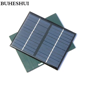 

BUHESHUI 1.5W 12V Solar Cell Polycrystalline Solar Panel Module DIY Solar Charger Education kits 50pcs Wholesale Free Shipping