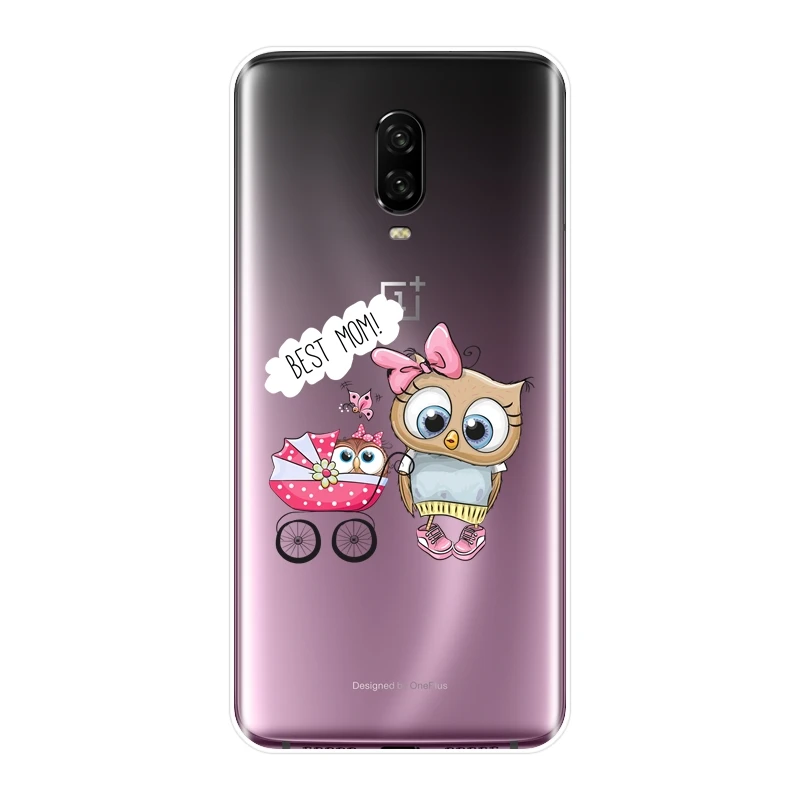 Аксессуары для One Plus 3 3T 5 5T 6 6T Сова Луна Сердце Любовь кавайная Милая забавная