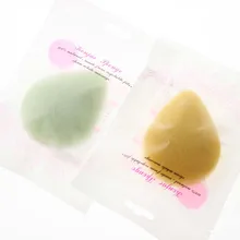 1 шт. 10*7,5 см спонж для умывания влажный натуральный giantarum konjac Губка konnyaku для очищения лица отшелушивающий для купания