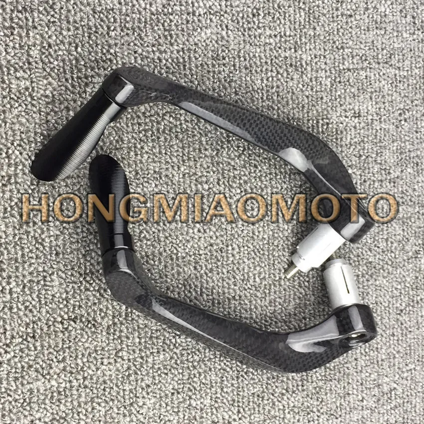 Carbon fiber+Aluminum Universal 7/8 Inches 22mm CNC Handlebar Protector Brake Clutch Protect Motorcycle Lever Guard Proguard