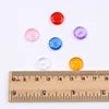 100PCS 13mm Plastic Round Crystal Buttons Mix Colors 2-holes Flatback Sewing Button Garments Accessories Handmade button Crafts 2