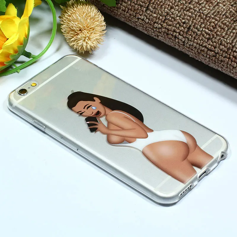 Kimoji Silicone Case For iPhone 6 S Plus Ultra тонкий Плюс Capinha Новые Поступления Shell Обложка Fundas|silicone