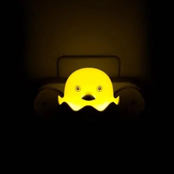 

Nightlight Cute Mini Yellow Duck Night Light Creative Cartoon Decor Lamp EU Plug US Plug --M25