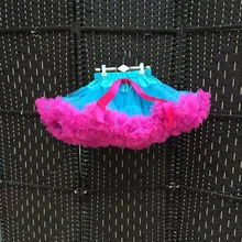 Яркая юбка детская одежда юбка-пачка на день рождения дошкольницы дешевая летняя фатиновая юбка