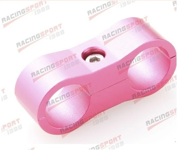 

-6 AN - 6 AN6 ID 13.5mm Billet Fuel Hose PINK Hose Separator Fittings Adapter SEP-6