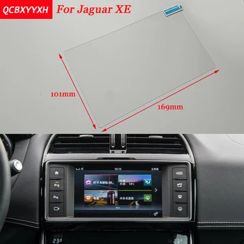 

Car Sticker 8 Inch GPS Navigation Screen Steel Protective Film For Jaguar XE Control of LCD Screen Car Styling