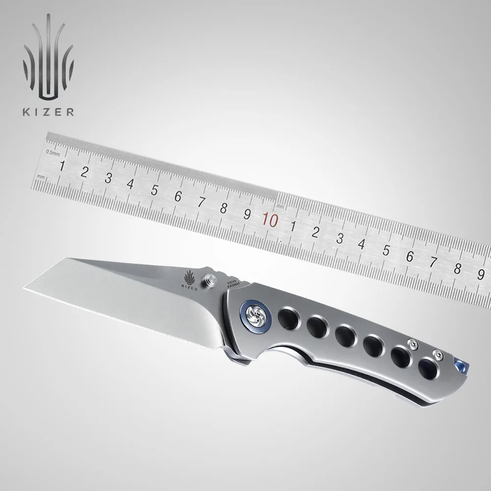 Складной нож Kizer, лучший нож для повседневного использования, инструмент для выживания на открытом воздухе - Цвет: KI4508A1