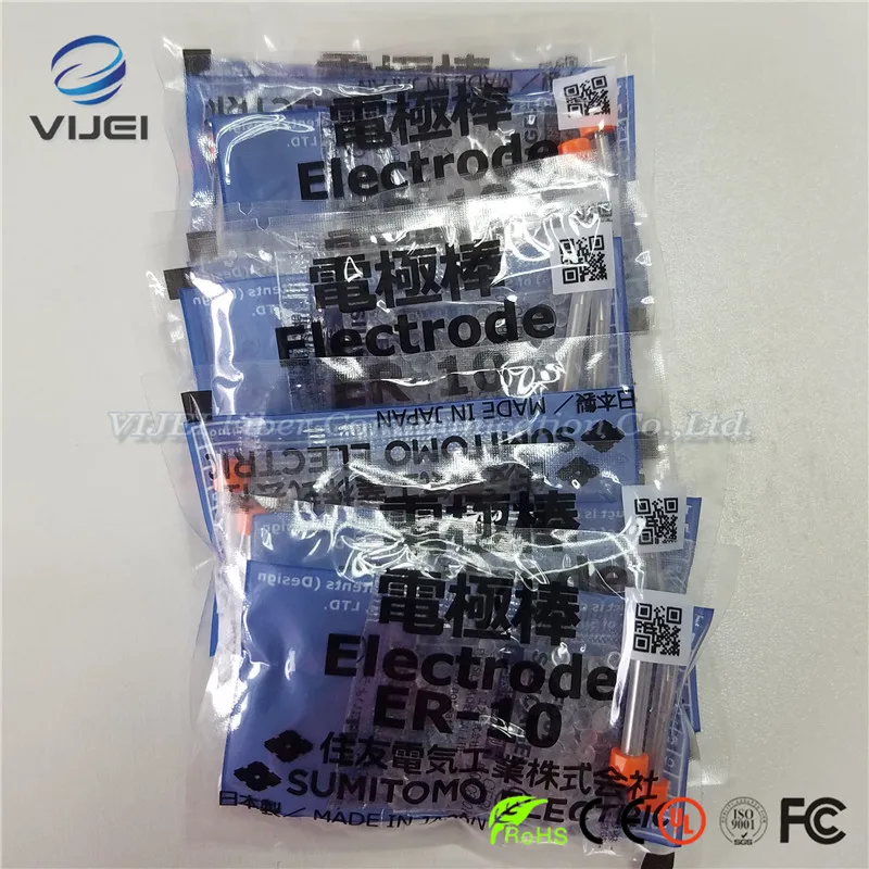 

10PCS/lot Sumitomo T39 Electrodes T-55 T81C T-600c T-400s T71c type-81C TYPE-71 Fiber Optic Fusion Splicer Electrode ER-10