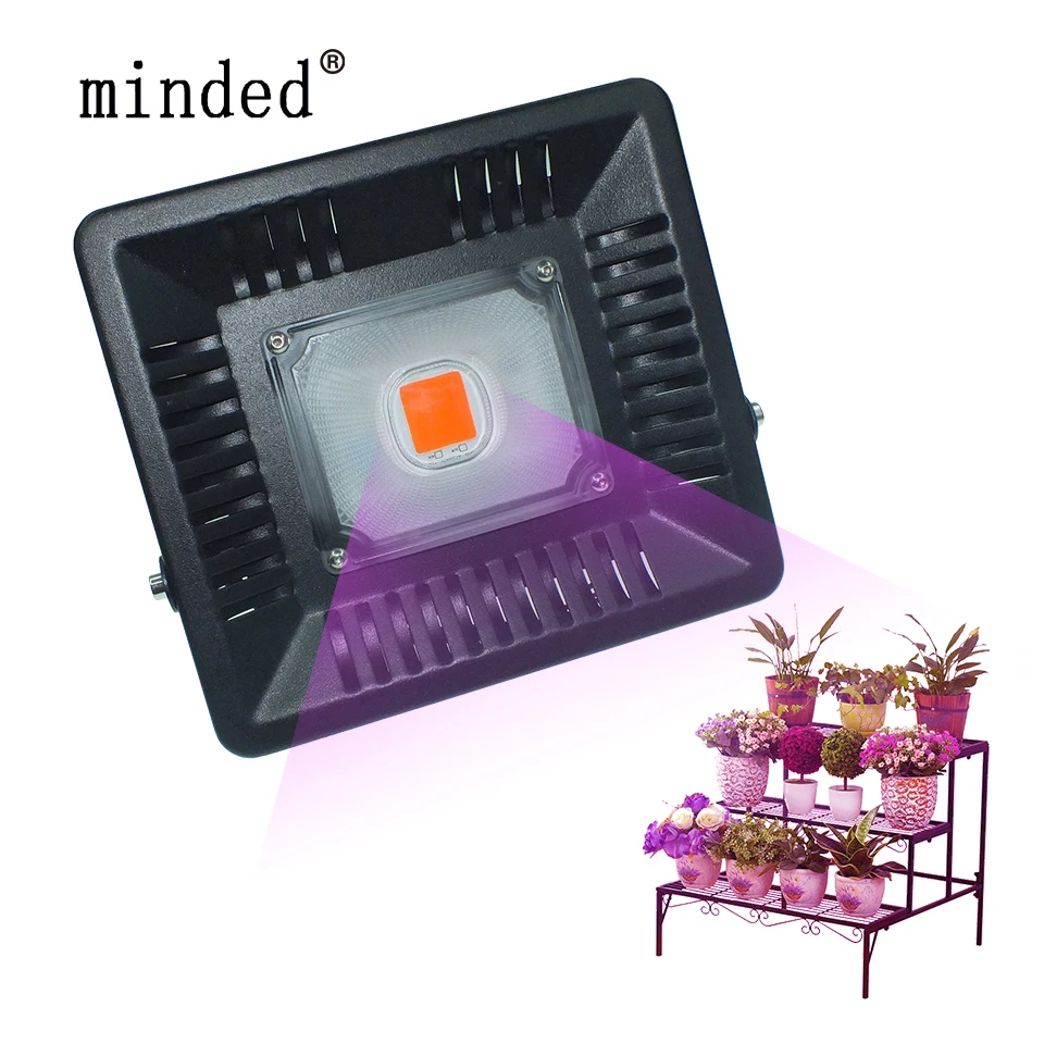 

Led Flood Light Grow Led COB 100W 50W Floodlight Lamp Full Spectrum IP66 Waterproof Grow Lamp For Hydroponics Greenhouse Plant