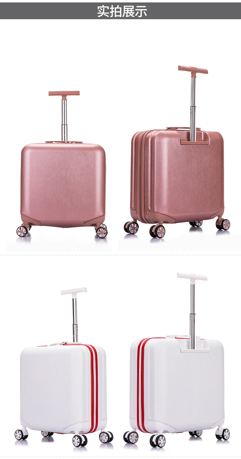 18''20 inch travel suitcase Cabin luggage spinner wheels Rolling luggage carry on Trolley luggage for kid girls travel bag