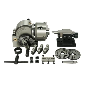 

YOOCNC 100/125mm BS-0 Universal dividing head With 3 jaw chuck for wood router cnc engrave machine