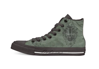 

Feet First into Hell High Top Canvas Shoes Flat Casual Custom Unisex Sneaker Drop Shipping