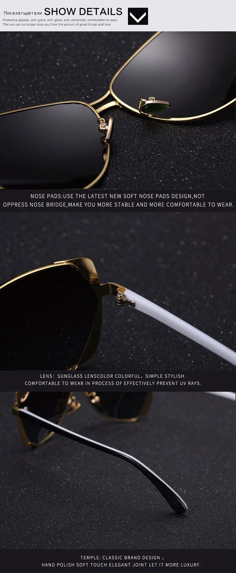 2018 Star Style HD Polarized Women Luxury Sunglasses Brand Designer latest female UV400 ladies Sun Glasses with box large sunglasses