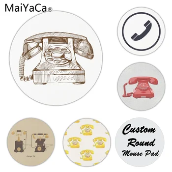 

MaiYaCa Retro Telephone Laptop Computer Mousepad Size for 22x22x0.2cm Gaming Mousepads