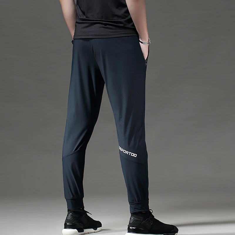 Men's Casual Pants Black Solid Summer Winter Black Shade Loose Fit Casual Pants Fashion Trousers Male Brand Clothing Menswear