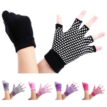 1 пара перчатки для йоги Тренажерный зал для обучения фитнесу перчатки спортивные Нескользящие дышащие тренировочные перчатки унисекс Пилатес