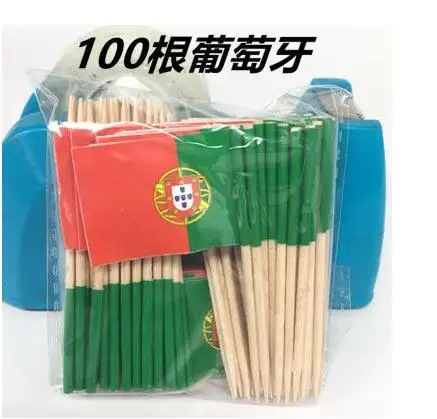 

Mini Portugal Toothpick Flags Paper Food Picks Cake Toothpicks Cupcake Toppers Fruit Cocktail Sticks Decoration Toothpicks