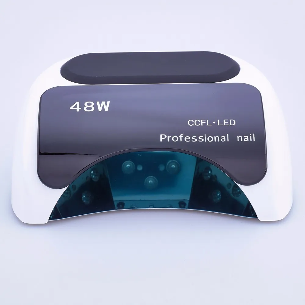 Conduziu a Lâmpada do Unha para Unhas de Gel Manicure com Broca Pedaços de um Conjunto de Ccfl Polonês Cura Unhas & Professional Electric Unha Broca Conjunto de 48 w 11 Conjuntos e kits
