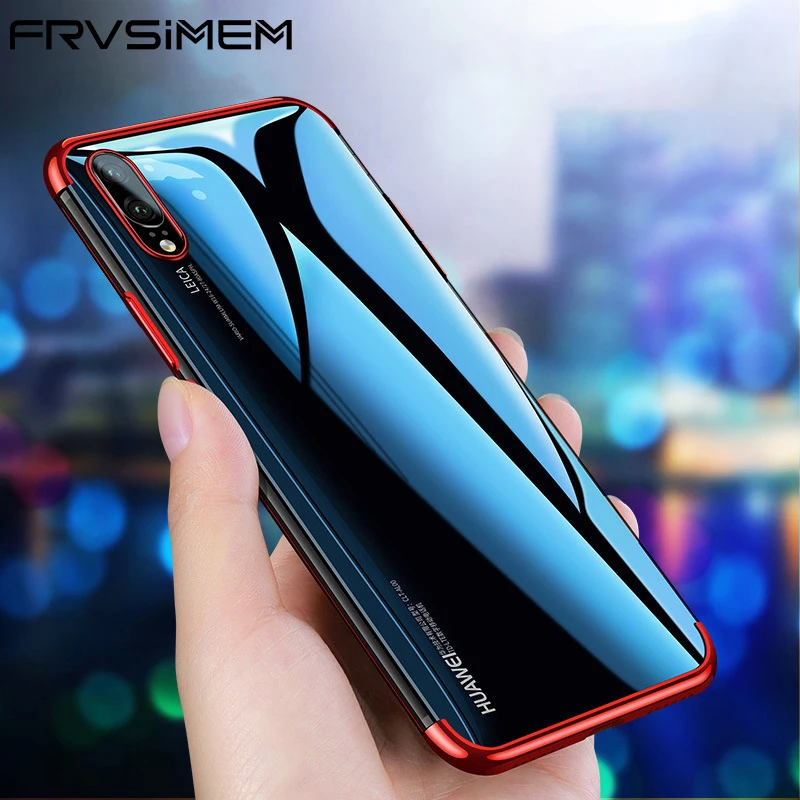 

Plating Transparent TPU Case For Huawei Nova 3 3i P Smart Plus P20 P10 Lite Pro Honor 9 10 View V10 Silicone Rubber Soft Case