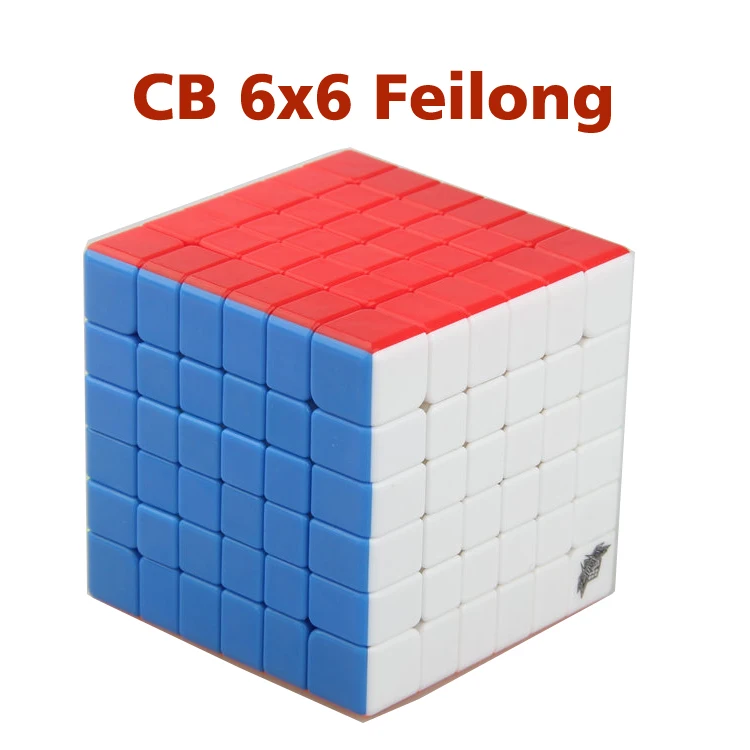 CubeXYZ CB 6*6 Feilong Cube кубик-головоломка с наклейками идея подарка для X'mas день
