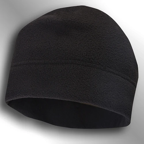 Уличная походная флисовая шапка для мужчин и женщин, теплая ветрозащитная зимняя шапка для рыбалки, велоспорта, охоты, военная тактическая Кепка - Цвет: black