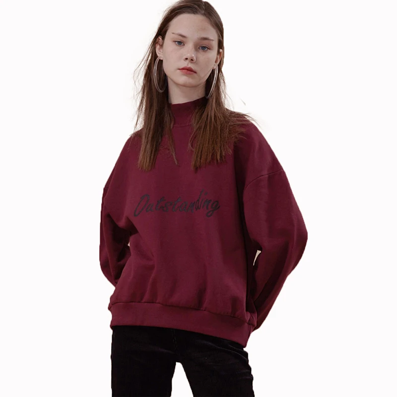 Kissmilk Plus Size 2018 New Women Autumn Pullovers Turtleneck Drop Shoulder Loose Letter Print Casual Long Sleeve Sweatshirts Kissmilk Plus Size 2018 New Women Autumn Pullovers Turtleneck Drop Shoulder Loose Letter Print Casual Long Sleeve Sweatshirts