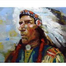 Горячая индийские изображения напечатаны DIY цифровая картина маслом по номерам ручная роспись маслом 40x50 см без рамки