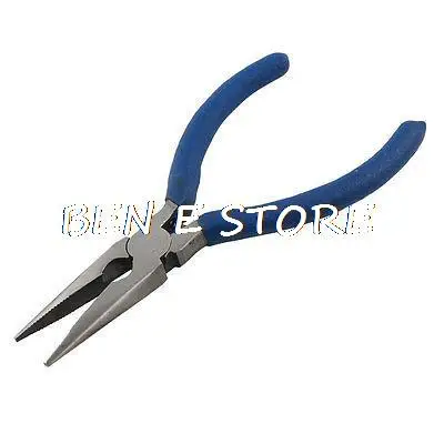 

5.1" Blue Grips Straight Needle Nose Plier Hand Repair Tools