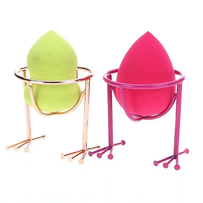

Egg Sponge Holder Sponge Display Stand Makeup Sponge Puff Display Holder Drying Holder Rack Chicken Frame Storage Rack