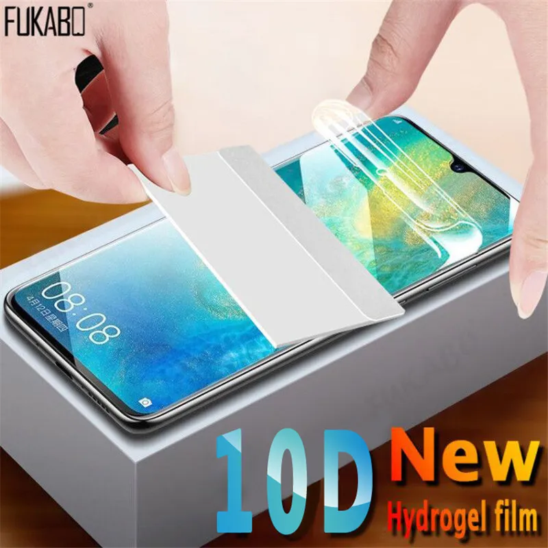 

10D Full Cover Hydrogel Film on the For Huawei P20 Pro Nova 3 3i Honor 9 8X 7A 10 lite screen protector For Huawei P Smart 2019