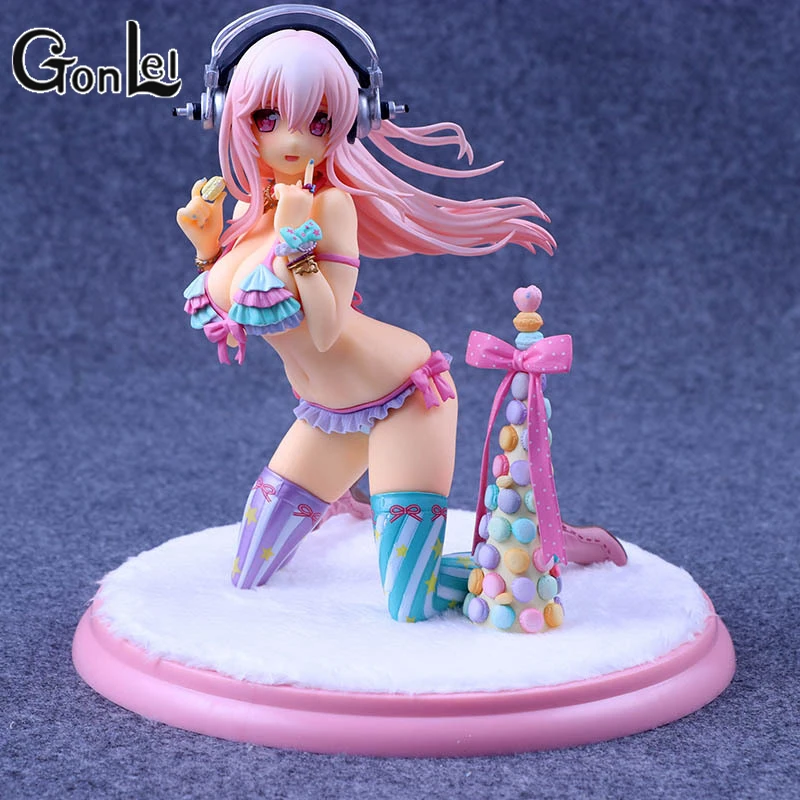 

GonLeI FURYU SONICO Action Figure Super Sonic Swimsuit Ver.Sexy PVC Anime Figure Bikini Sexy Girl Action Figure 18cm