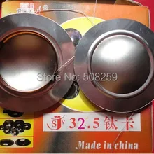 1 шт. ID: 32,5 мм Высокое качество 8 Ом твитеры Титан сплав купольной мембраной динамик звуковая катушка