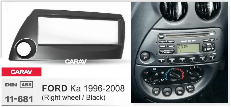 CARAV 11-681 Car Radio Installation Trim Fascia Panel