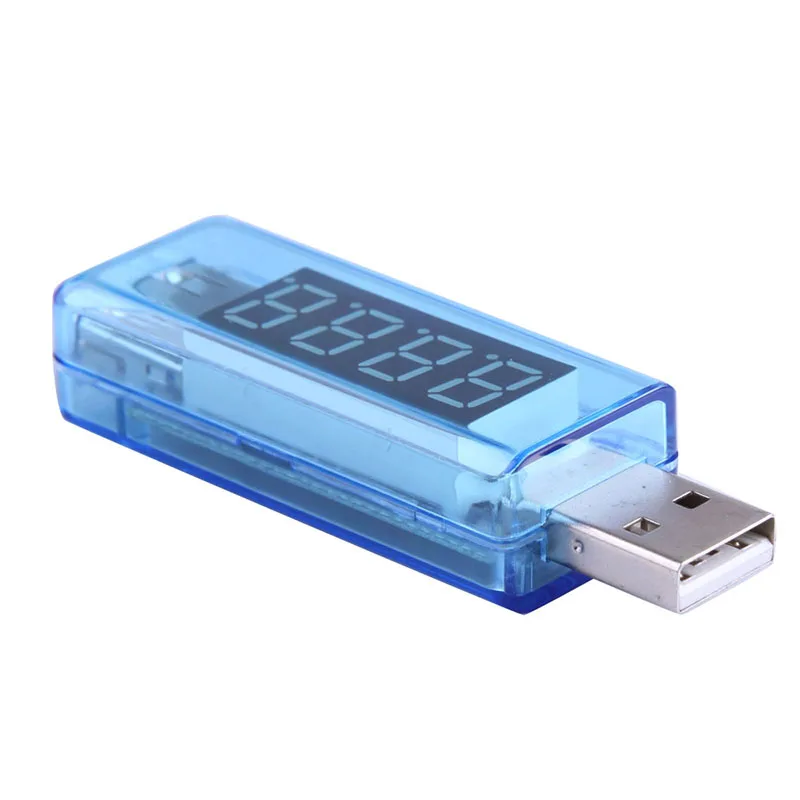 Portable Pocket New Arrival Professional 0.4inch LED 4-Digit Red Display USB Power Charger Voltage Current Tester HR
