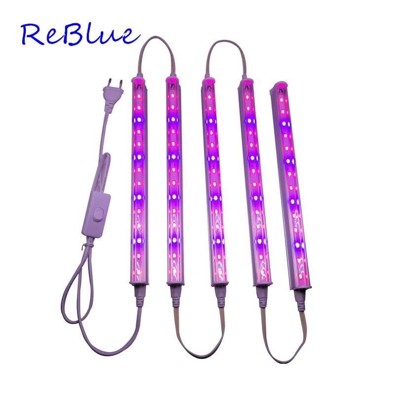 Светодиодная лампа для выращивания растений ReBlue 7 Вт фитолампа T5 220 В|plant lamp|plant lamp
