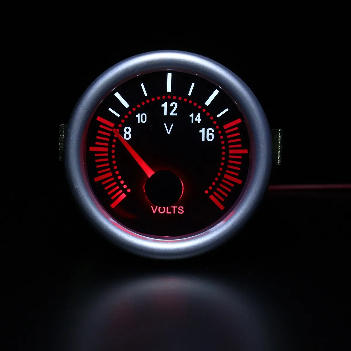 

2" 52mm Universal Gray Car Auto Digital LED 12V Voltage Meter Voltmeter Gauge