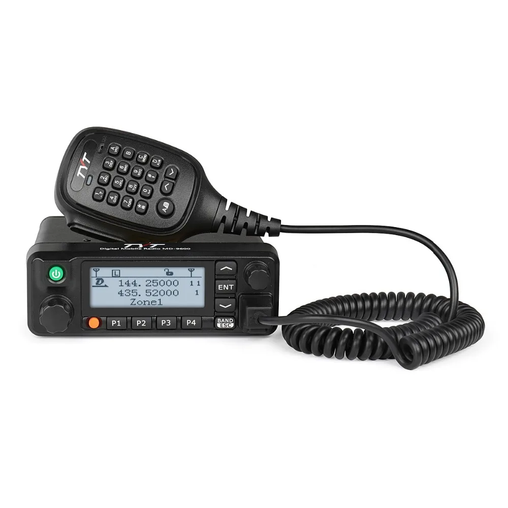 TYT MD-9600 Dual Band DMR мобильный автомобильный радиоприемник двухстороннее радио Грузовик Мобильный трансивер 136-174/400-470 МГц 3000 CH 50/45/25 Вт любительских Ham радио