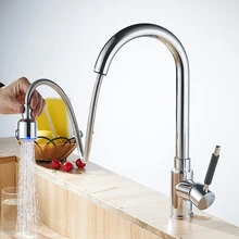 Modern New Chrome  Brass Kitchen Faucet Single Handle LED Pull Out  Swivel Sink Mixer Hot and cold water YC-CL3011A Modern New Chrome  Brass Kitchen Faucet Single Handle LED Pull Out  Swivel Sink Mixer Hot and cold water YC-CL3011A